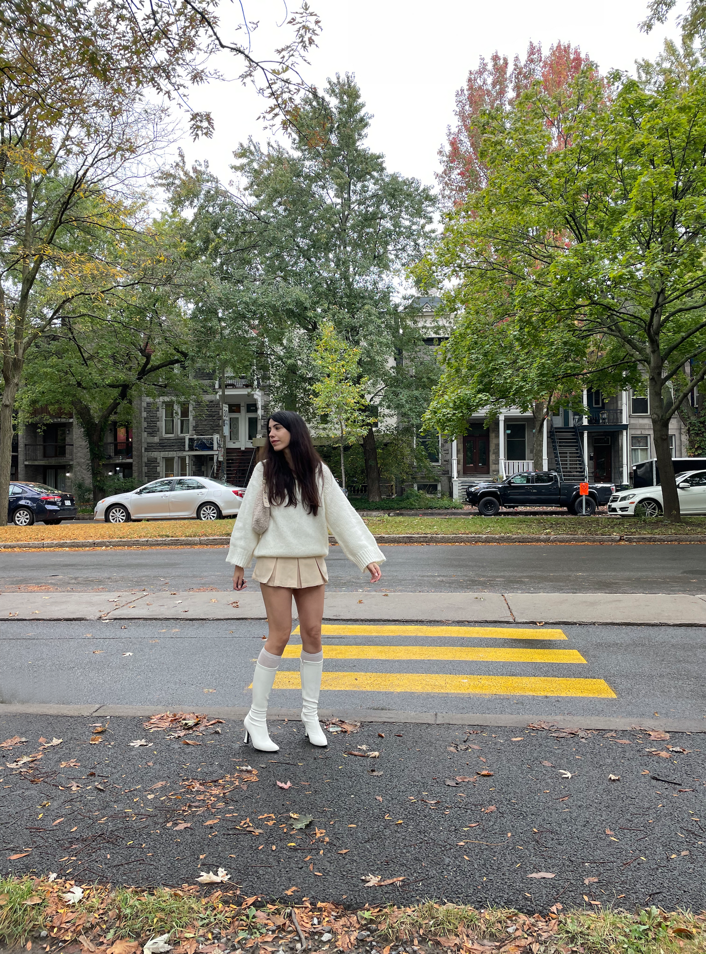 Oversized Enchanted Off Winter White Sweater